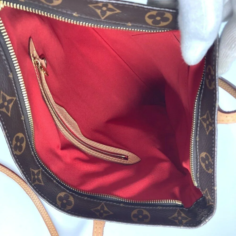 LOUIS VUITTON Authentic Brown Monogram Canvas Shoulder Bag - Picture 9 of 16